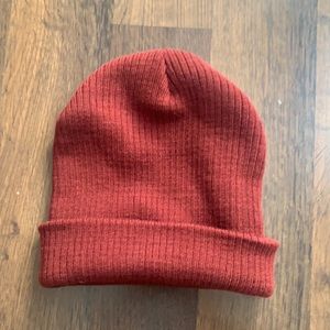 red beanie